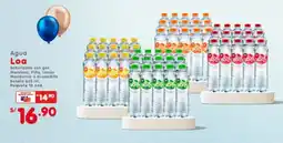 Vega Loa agua saborizada con gas manzana, piña, limón mandarina o granadilla botella oferta