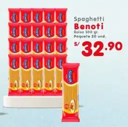 Vega Benoti spaghetti bolsa oferta