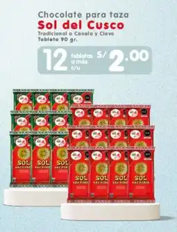 Vega Sol del cusco chocolate para taza tradicional o canela y clavo tableta oferta