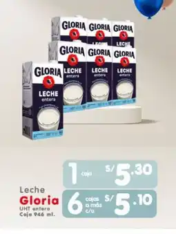 Vega Gloria leche uht entera caja oferta