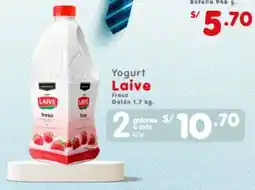 Vega Laive yogurt fresa galón oferta