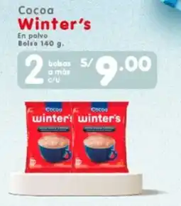 Vega Winter's cocoa en polvo bolsa oferta