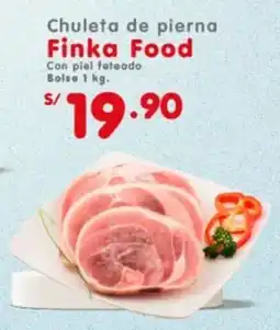 Vega Finka food chuleta de pierna con piel foteado bolsa oferta