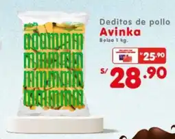 Vega Avinka deditos de pollo bolsa oferta