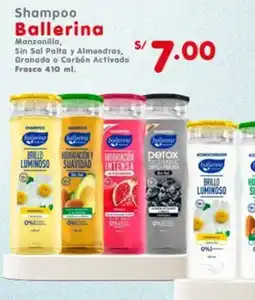 Vega Ballerina shampoo manzanilla, sin sal palta y almendras oferta