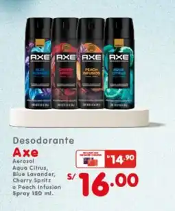 Vega Axe desodorante aerosol aqua citrus oferta