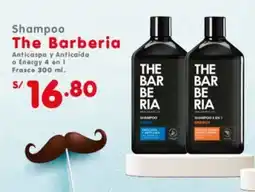 Vega The barberia shampoo anticaspa y anticaída o energy 4 on 1 frasco oferta