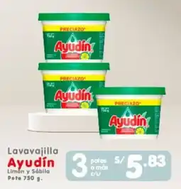Vega Ayudín lavavajilla limón y sábila poto oferta