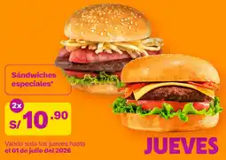 Tambo Sándwiches especiales oferta