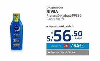 Makro Bloqueador nivea oferta