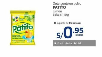 Makro Detergente en polvo patito oferta