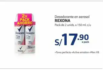 Makro Desodorante aerosol rexona oferta