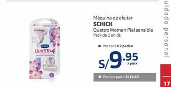 Makro Máquina de afeitar schick oferta