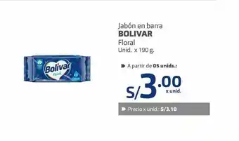 Makro Jabón bolívar oferta