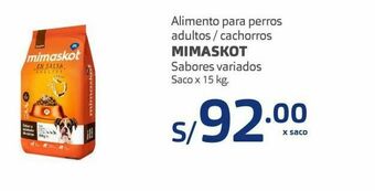 Makro Comida para perros mimaskot oferta
