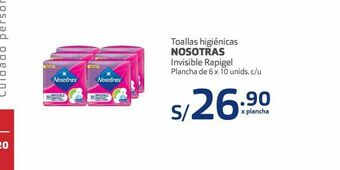 Makro Toallas higiénicas nosotras oferta