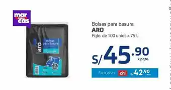 Makro Bolsas de basura aro oferta