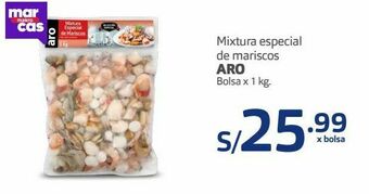 Makro Mixtura especial de mariscos aro bolsa x 1 kg. oferta
