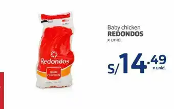 Makro Baby chicken redondos x unid. oferta
