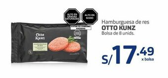 Makro Hamburguesa de res otto kunz bolsa de 8 unids. oferta