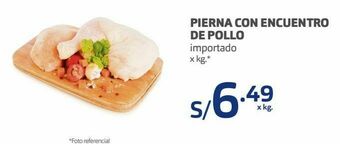 Makro Pierna con encuentro de pollo importado x kg. oferta