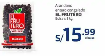 Makro Arándano entero congelado el frutero bolsa x 1 kg. oferta