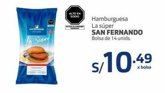 Makro Hamburguesa la súper san fernando bolsa de 14 unids oferta