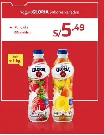 Makro Yogurt gloria sabores variados oferta