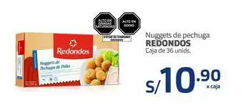 Makro Nuggets de pechuga redondos caja de 36 unids. oferta