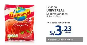 Makro Gelatina universal sabores variados bolsa x 150 g. oferta