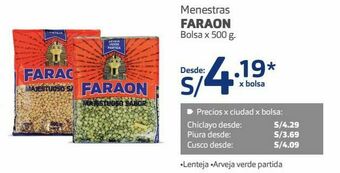 Makro Menestras faraon bolsa x 500 g oferta