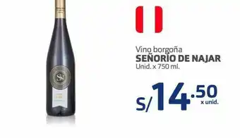 Makro Vino borgoña señorío de najar unid. x 750 m oferta