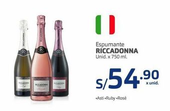 Makro Espumante riccadonna unid. x 750 ml. oferta