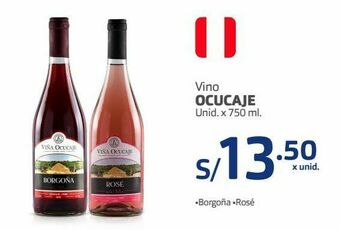 Makro Vino ocucaje unid. x 750 ml. oferta
