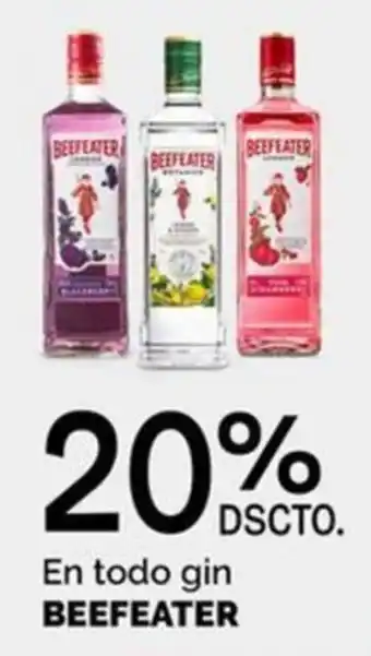 Beefeater en todo gin
