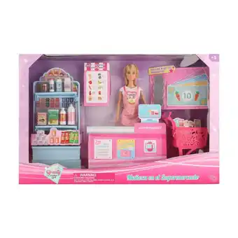 Tottus Muneca fashion con tienda oferta