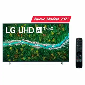 Tottus Tv led 60 uhd 4k smart thinq ai 2021 oferta