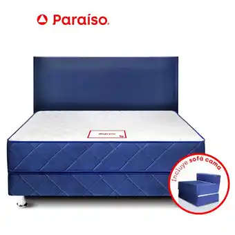 Tottus Dormitorio majestic 2 plazas + sofá cama oferta