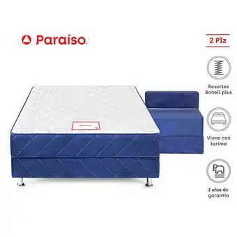 Tottus Cama majestic 2 plazas + sofá cama oferta