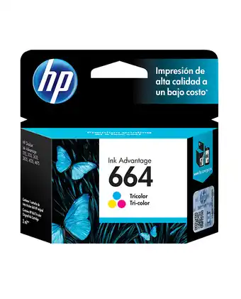 Tiendas EFE Cartucho de tinta hp 664 color tricolor oferta