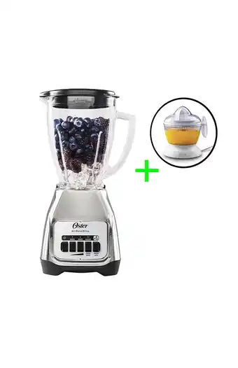 Tiendas EFE Licuadora oster blstkag-npb 2 velocidades 550w + exprimidor de naranja fpstju104 oferta