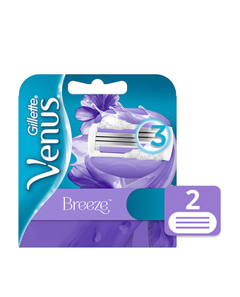 Tiendas EFE Cartuchos para afeitar gillette venus breeze 2 unidades oferta