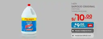 Makro Lejía sapolio original 5kg oferta