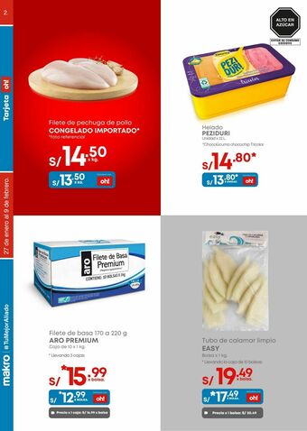 Makro Pechuga de pollo oferta