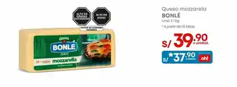Makro Queso mozzarella bonlé und x 1kg oferta