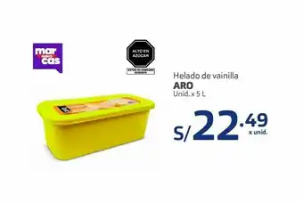 Makro Helado de vainilla aro oferta
