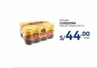 Makro Cerveza cusqueña oferta