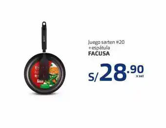 Makro Juego sartén #20 facusa oferta