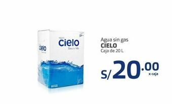 Makro Agua sin gas cielo oferta