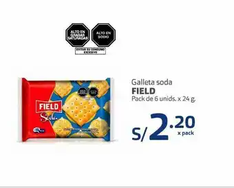 Galleta de soda field
